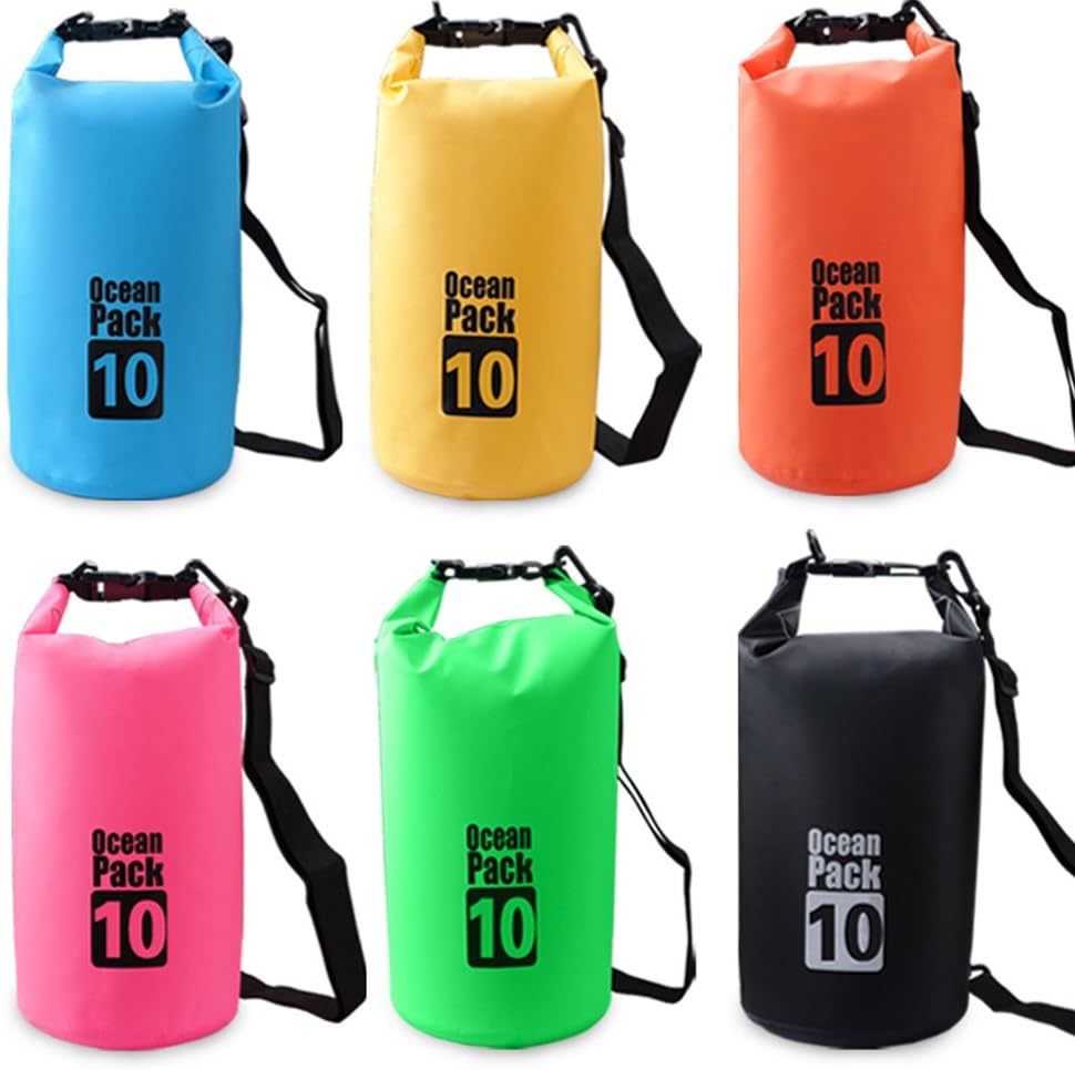 Dry Bag Waterproof for Women Men, 5L/10L/20L/30L/40L Roll Top Lightweight Dry Storage Bag Backpack with Phone Case for Travel, Swimming, Boating, Kayaking, Camping and Beach