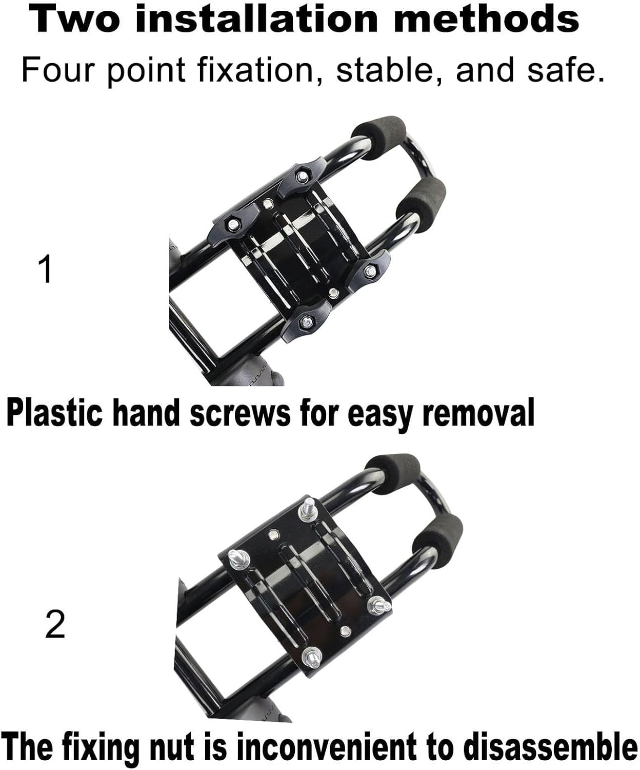 Kayak roof Rack folding J-Bar Rack on Roof Mounting On SUV, Car and Truck Crossbars