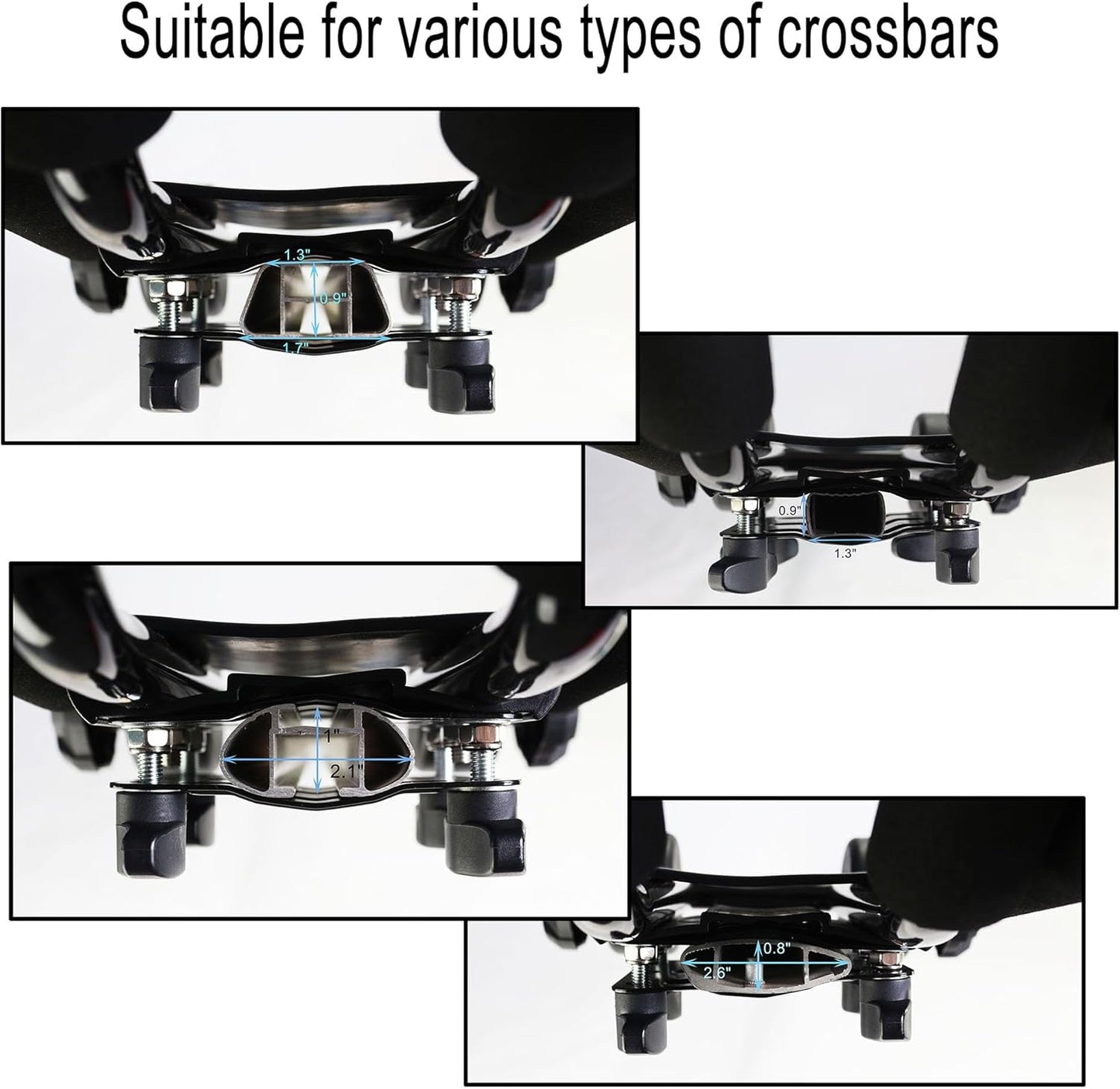 Folding Kayak roof Rack Adjustable for Kayak/Canoe/SUP,J-Bar Rack on Roof Mounting On SUV, Car and Truck Crossbars